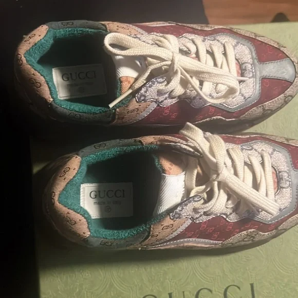 GG Rhyton Canvas Fashion Sneakers - Picture 11 of 11